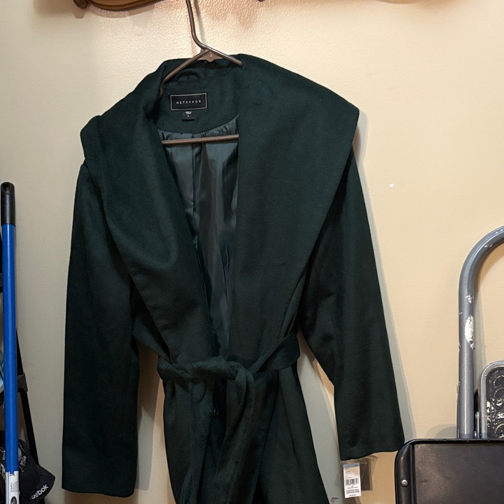 Green Metaphor Coat NWT